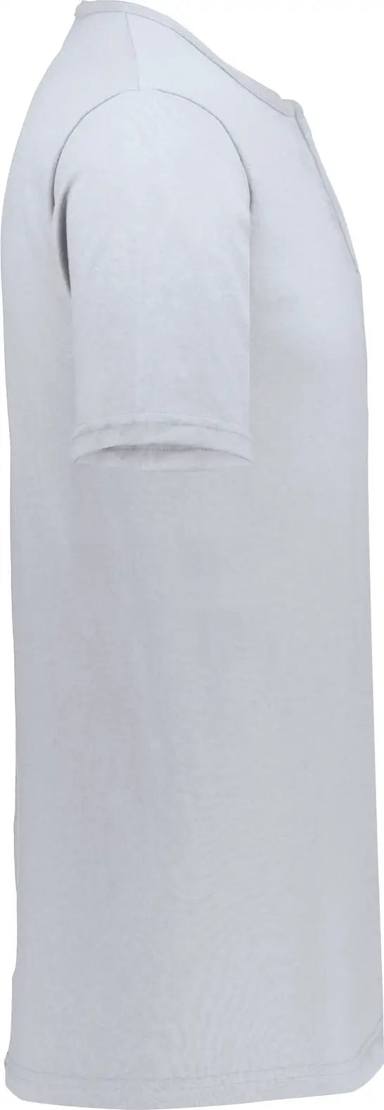 Augusta 580 Adult Two-button Baseball Jersey - Ash