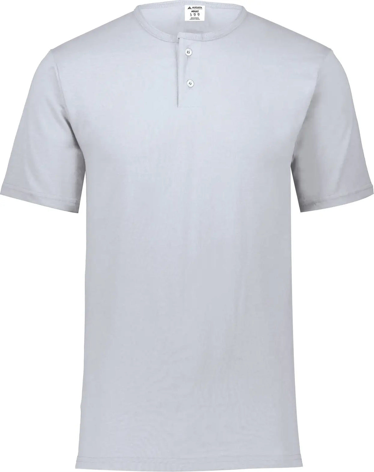 Augusta 580 Adult Two-button Baseball Jersey - Ash