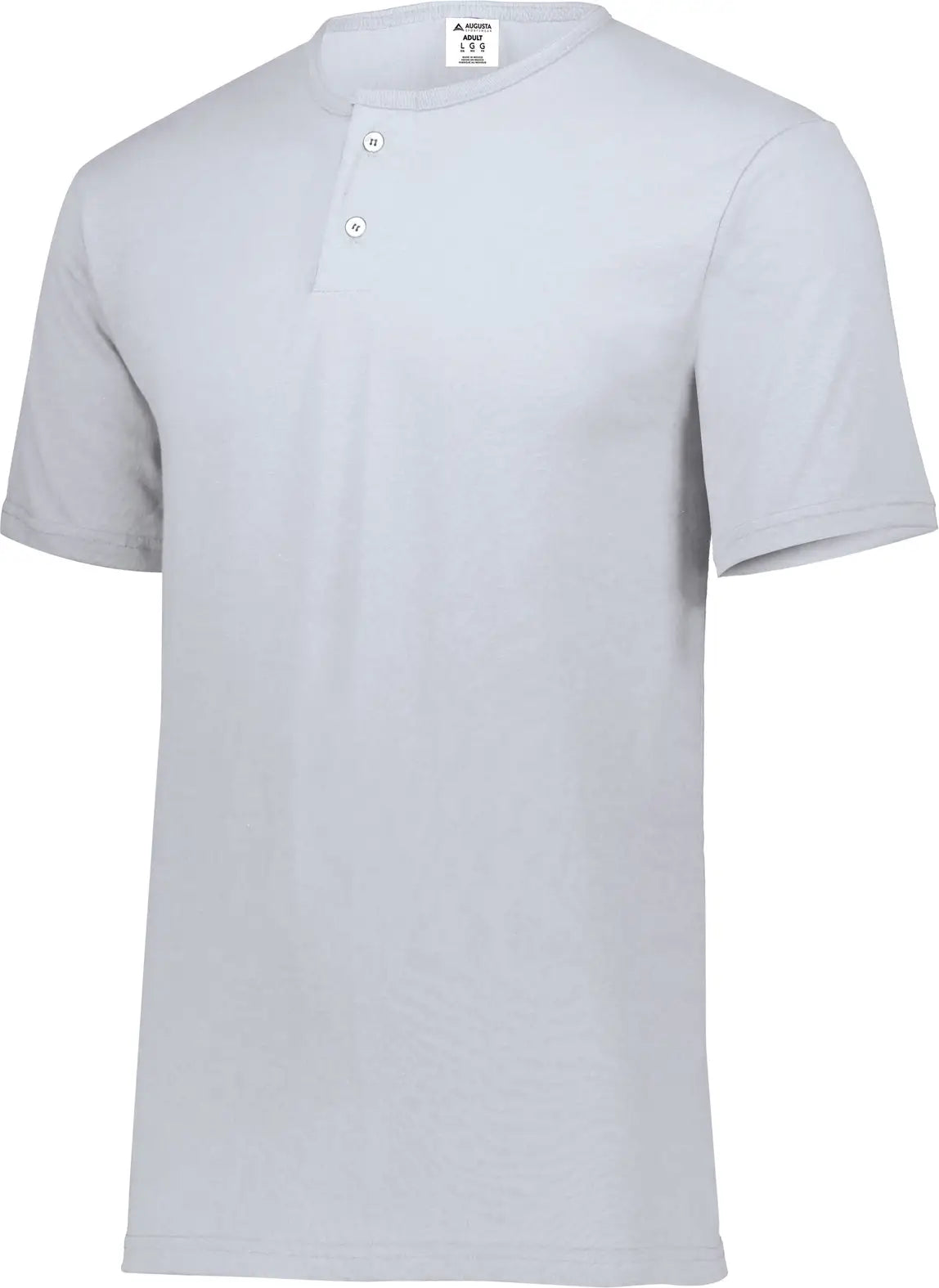 Augusta 580 Adult Two-button Baseball Jersey - Ash - s