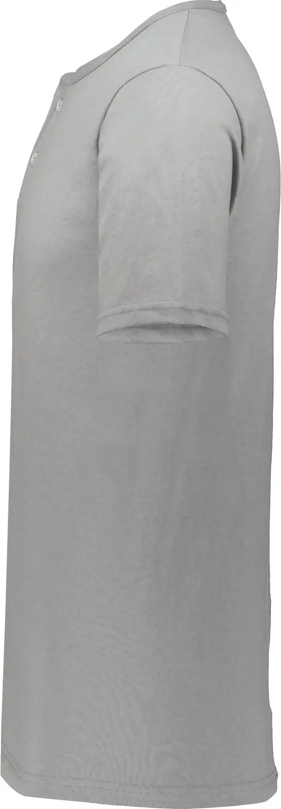 Augusta 580 Adult Two-button Baseball Jersey - Athletic Heather