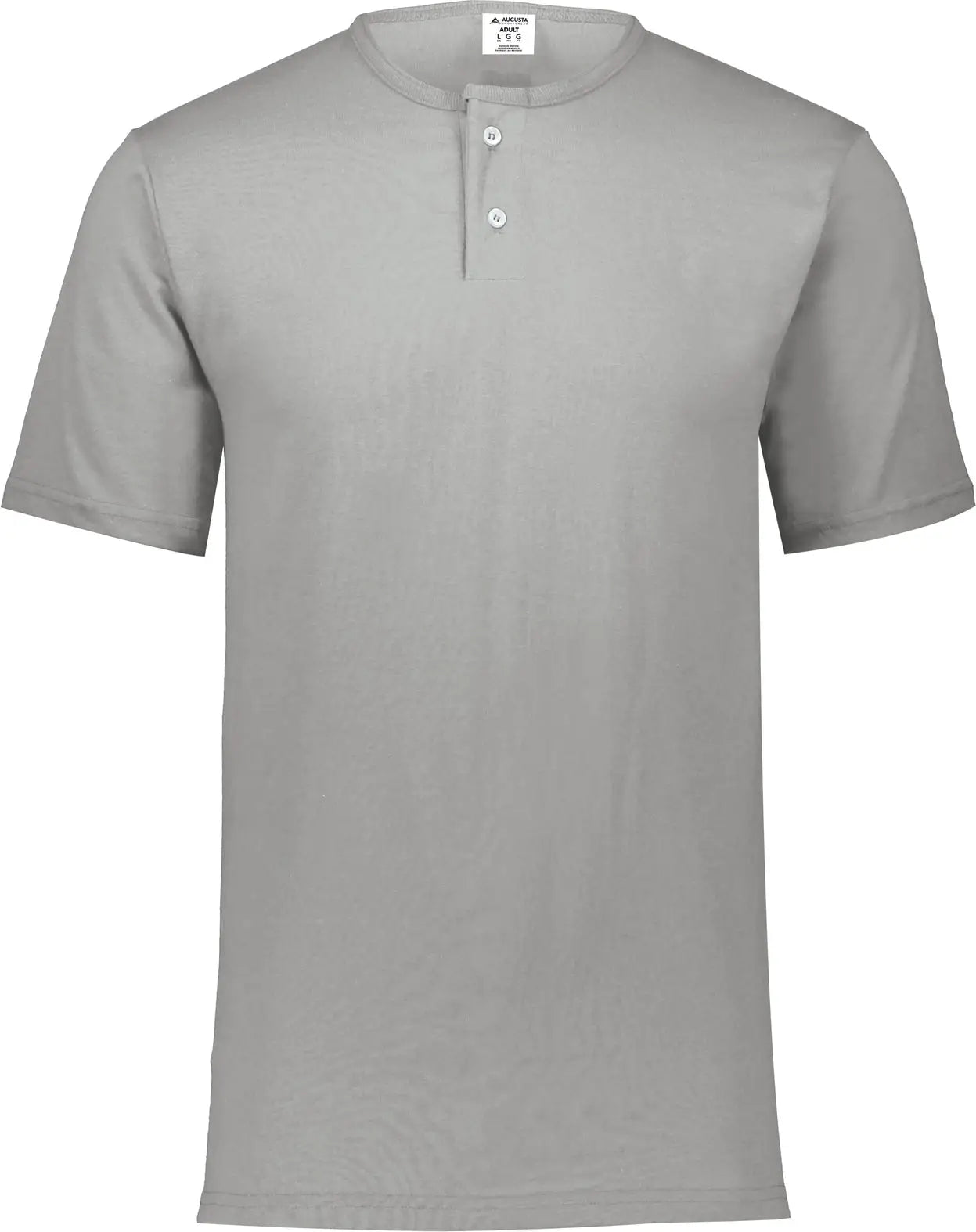 Augusta 580 Adult Two-button Baseball Jersey - Athletic Heather - s