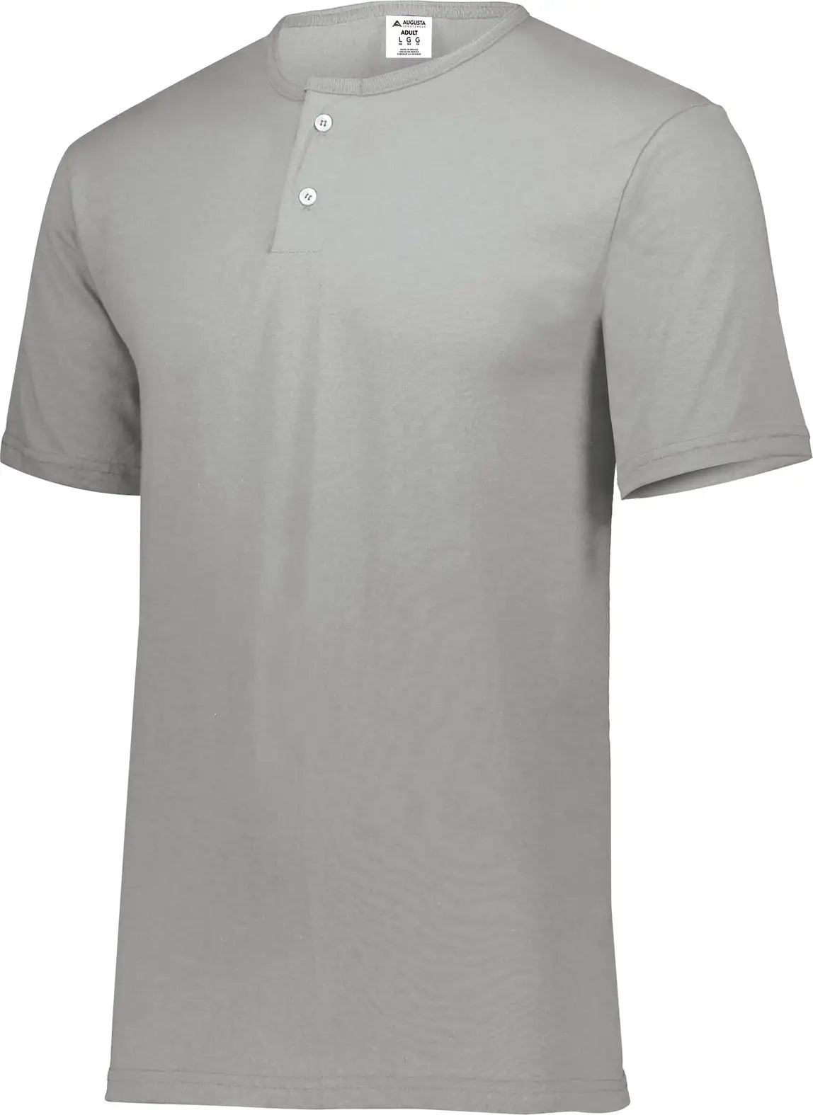 Augusta 580 Adult Two-button Baseball Jersey - Athletic Heather - s