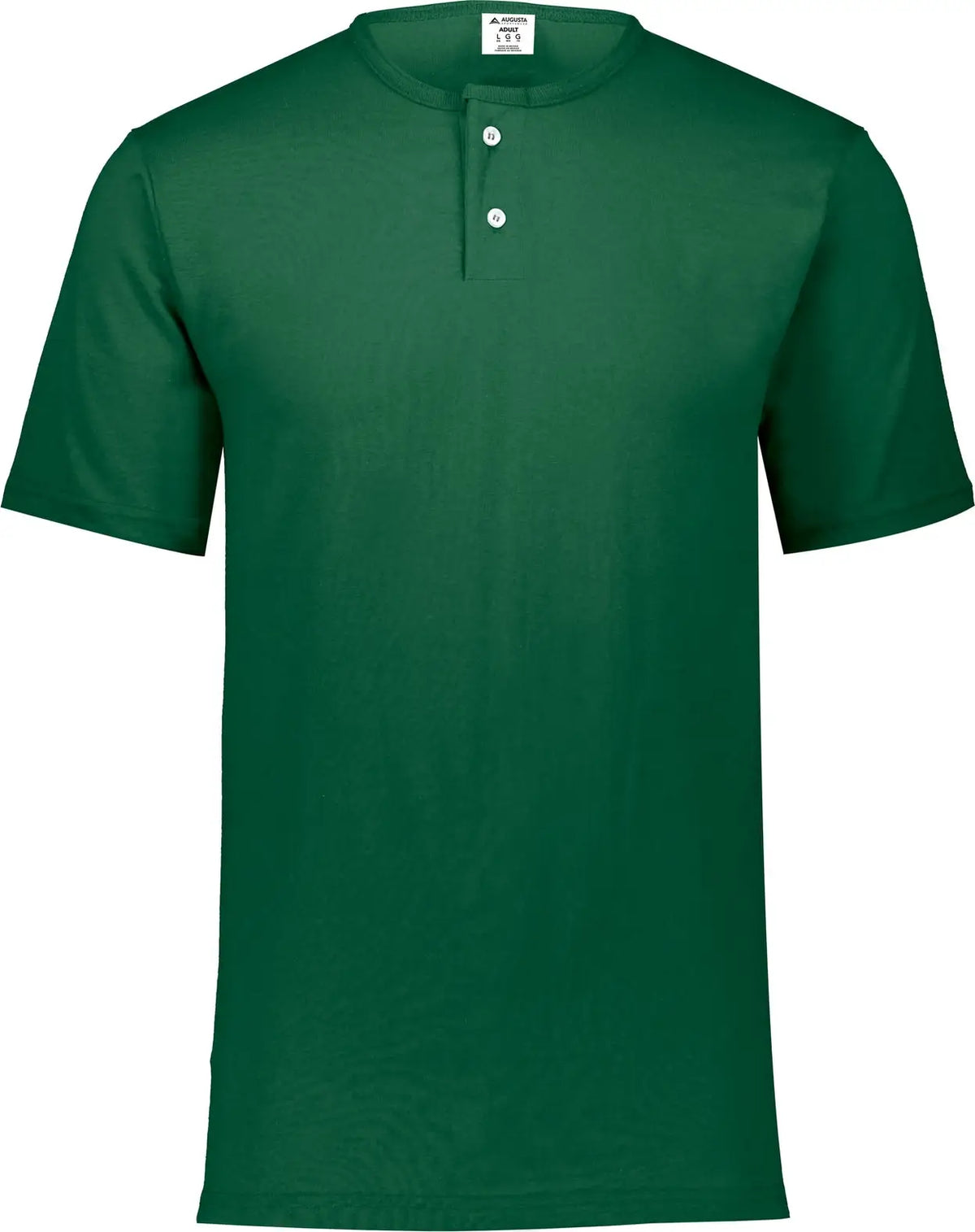 Augusta 580 Adult Two-button Baseball Jersey - Dark Green