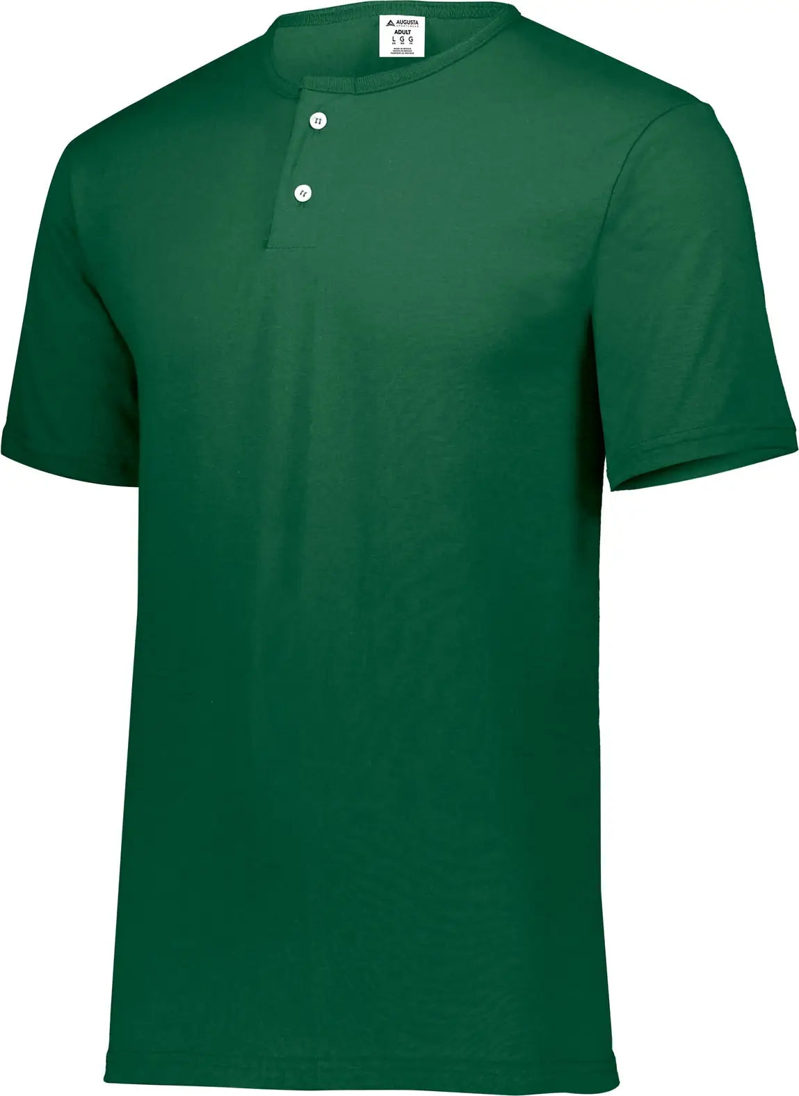 Augusta 580 Adult Two-button Baseball Jersey - Dark Green - s