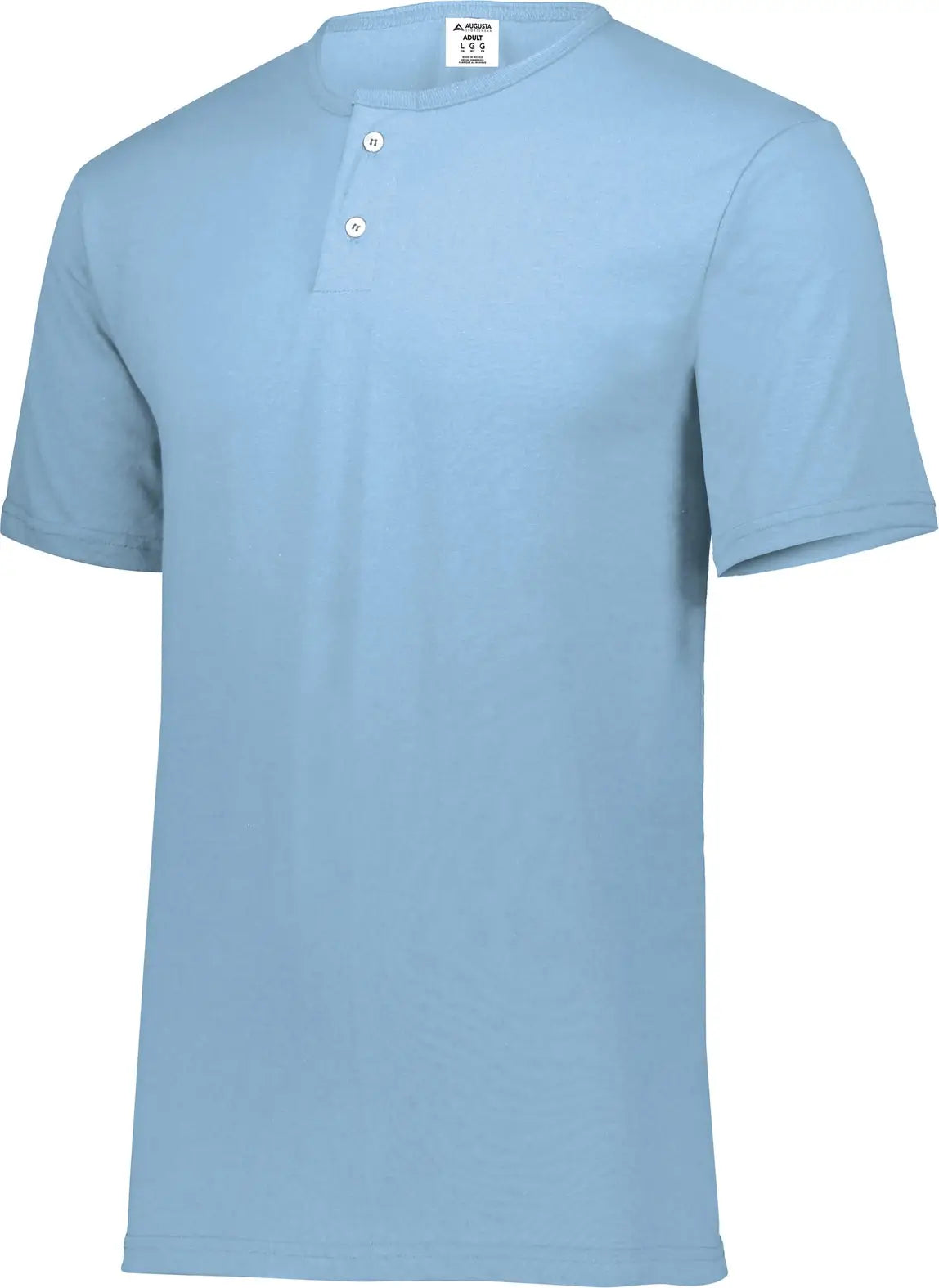 Augusta 580 Adult Two-button Baseball Jersey - Light Blue - s