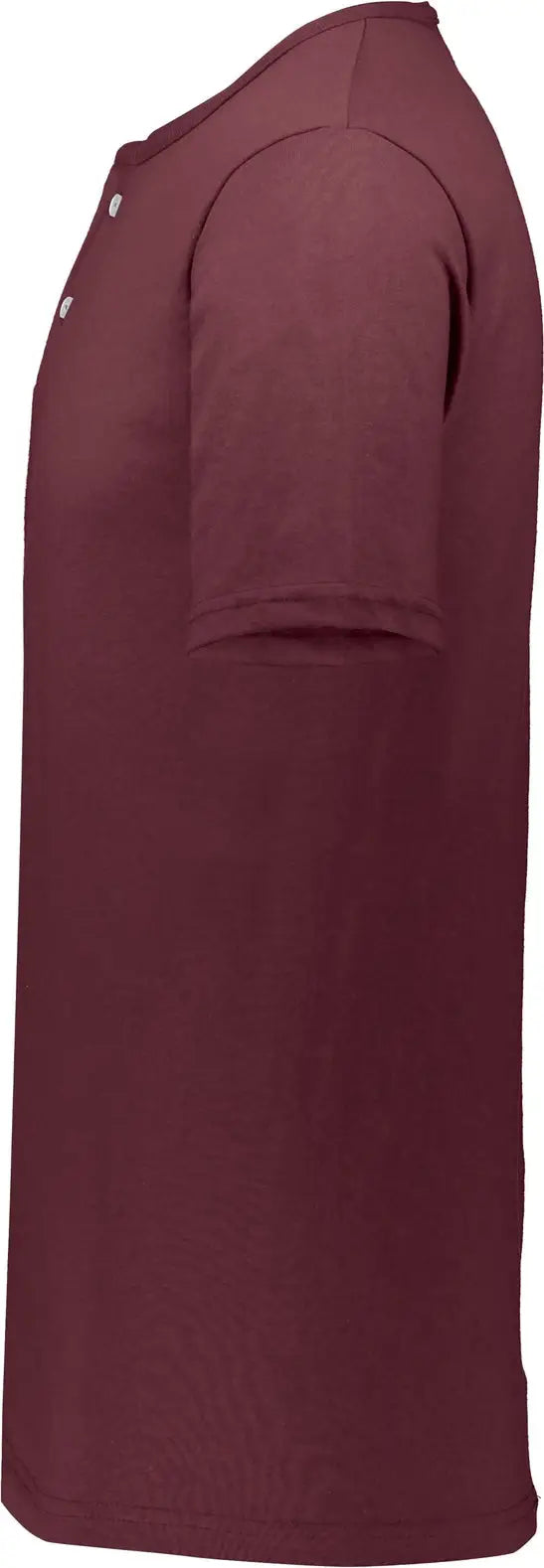 Augusta 580 Adult Two-button Baseball Jersey - Maroon