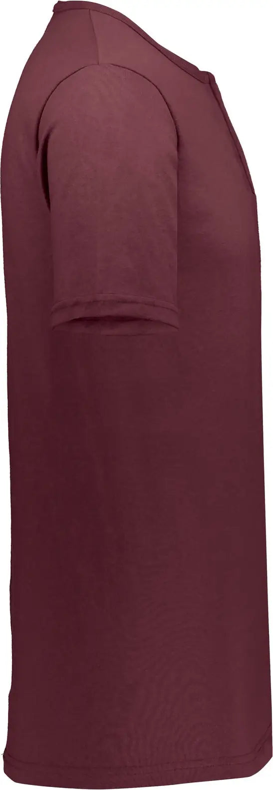 Augusta 580 Adult Two-button Baseball Jersey - Maroon