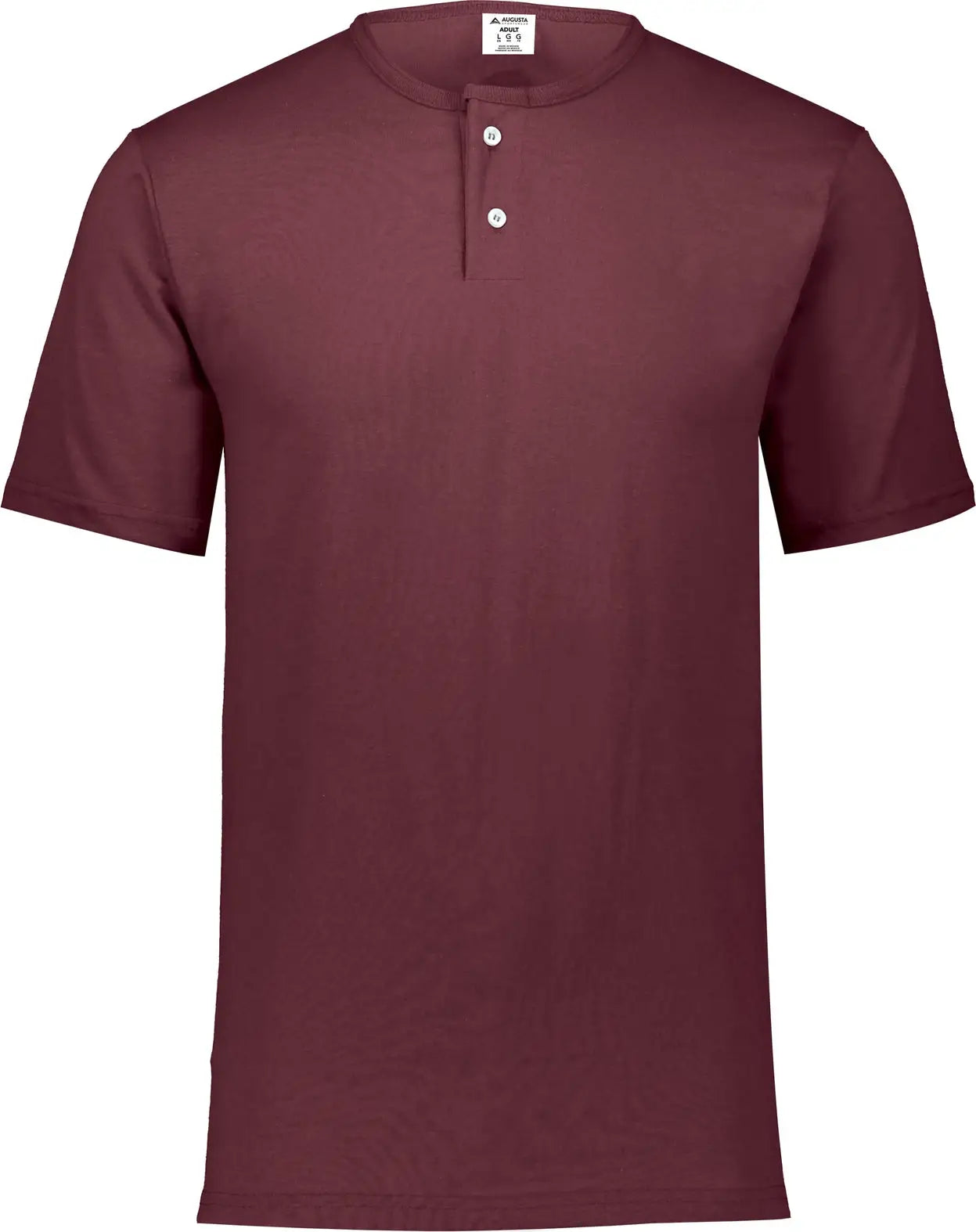 Augusta 580 Adult Two-button Baseball Jersey - Maroon - s