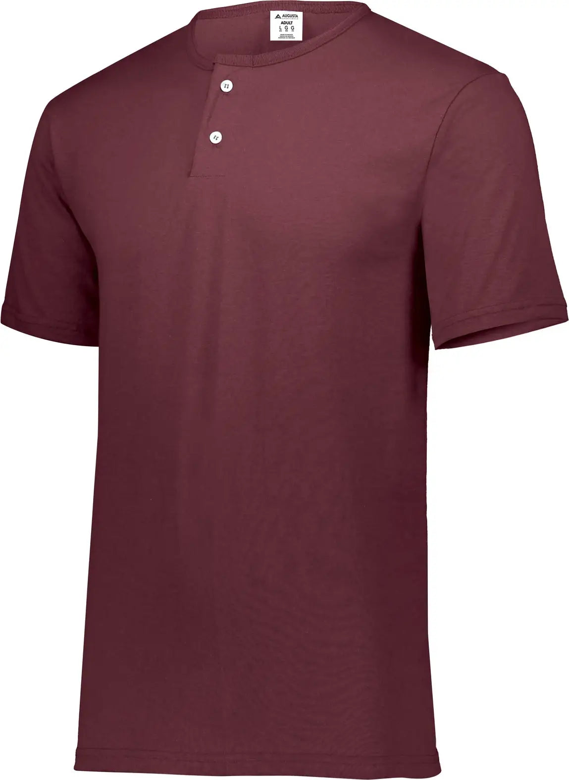 Augusta 580 Adult Two-button Baseball Jersey - Maroon - s