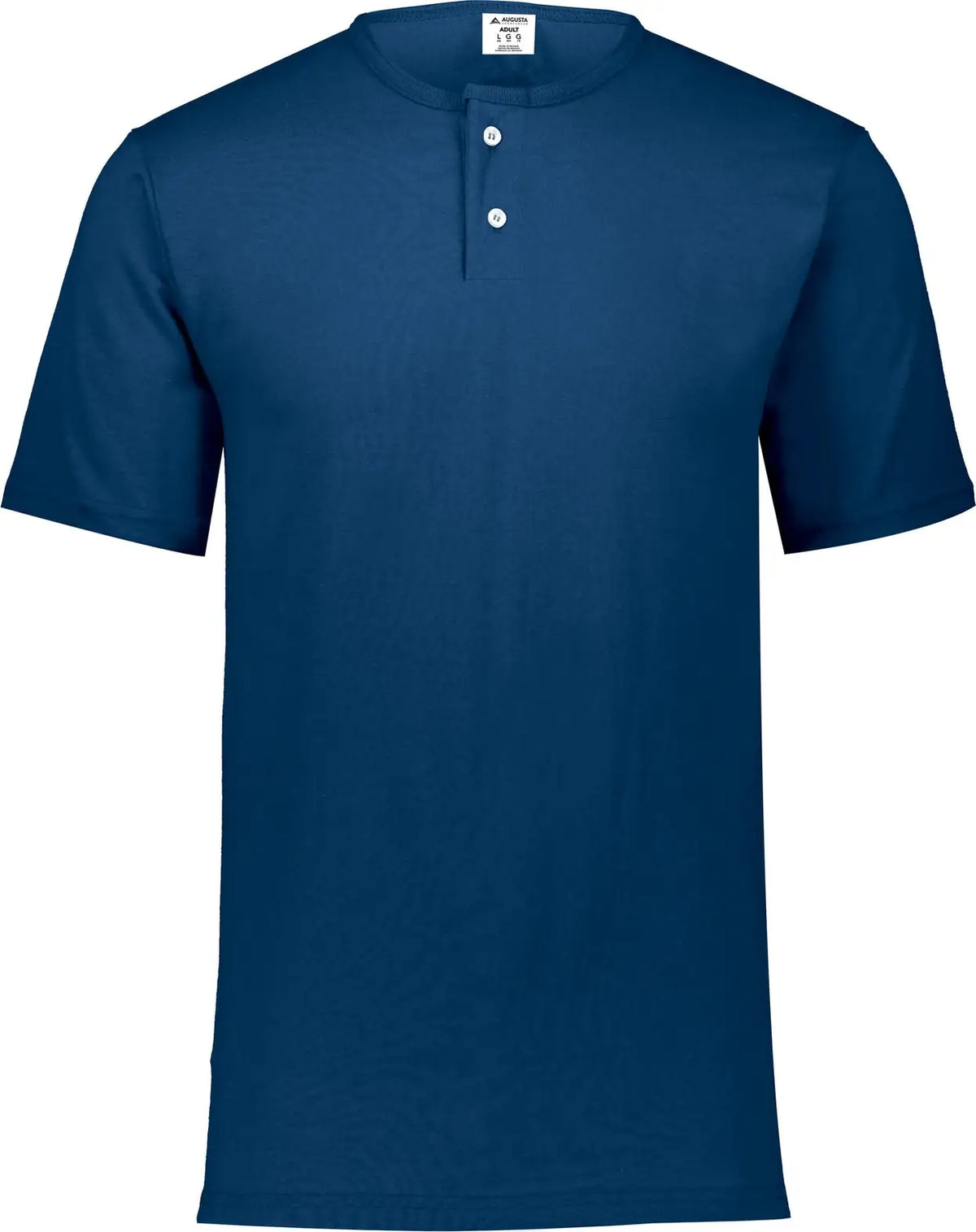 Augusta 580 Adult Two-button Baseball Jersey - Navy