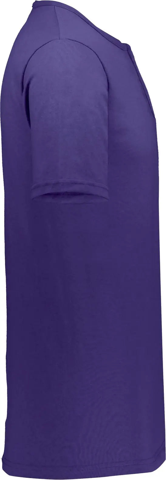 Augusta 580 Adult Two-button Baseball Jersey - Purple