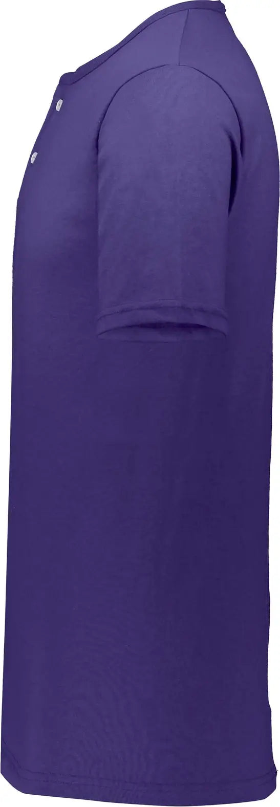 Augusta 580 Adult Two-button Baseball Jersey - Purple
