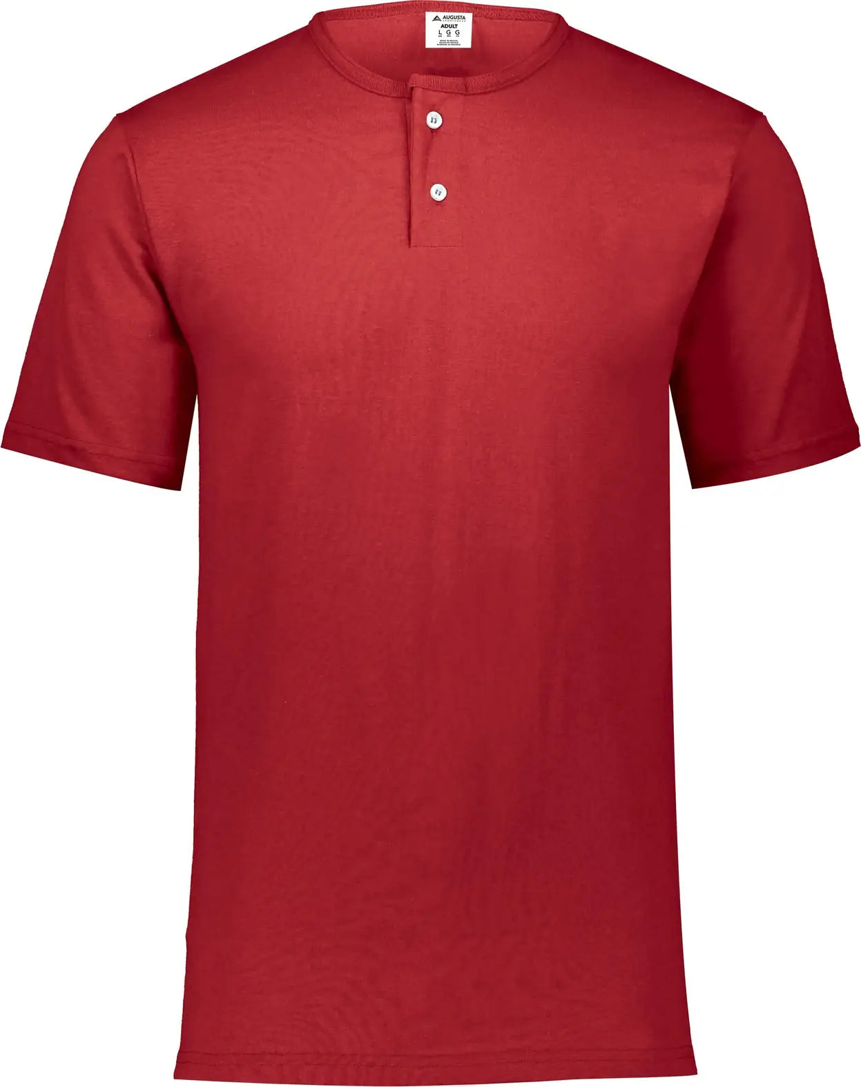 Augusta 580 Adult Two-button Baseball Jersey - Red - s