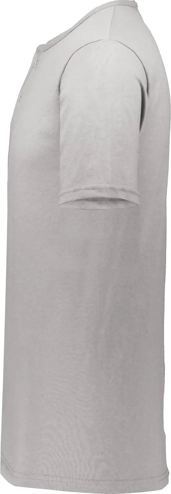 Augusta 580 Adult Two-button Baseball Jersey - Silver Gray