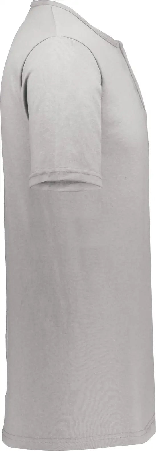 Augusta 580 Adult Two-button Baseball Jersey - Silver Gray