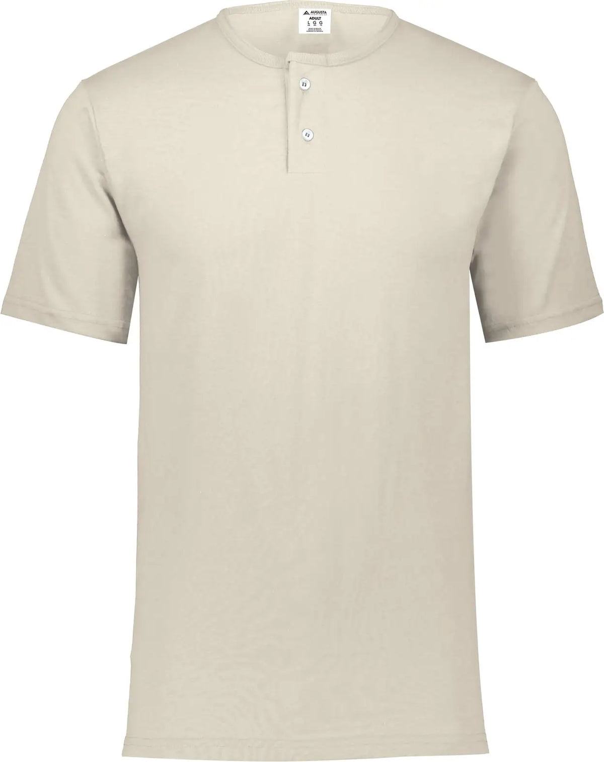 Augusta 580 Adult Two-button Baseball Jersey - Silver Gray