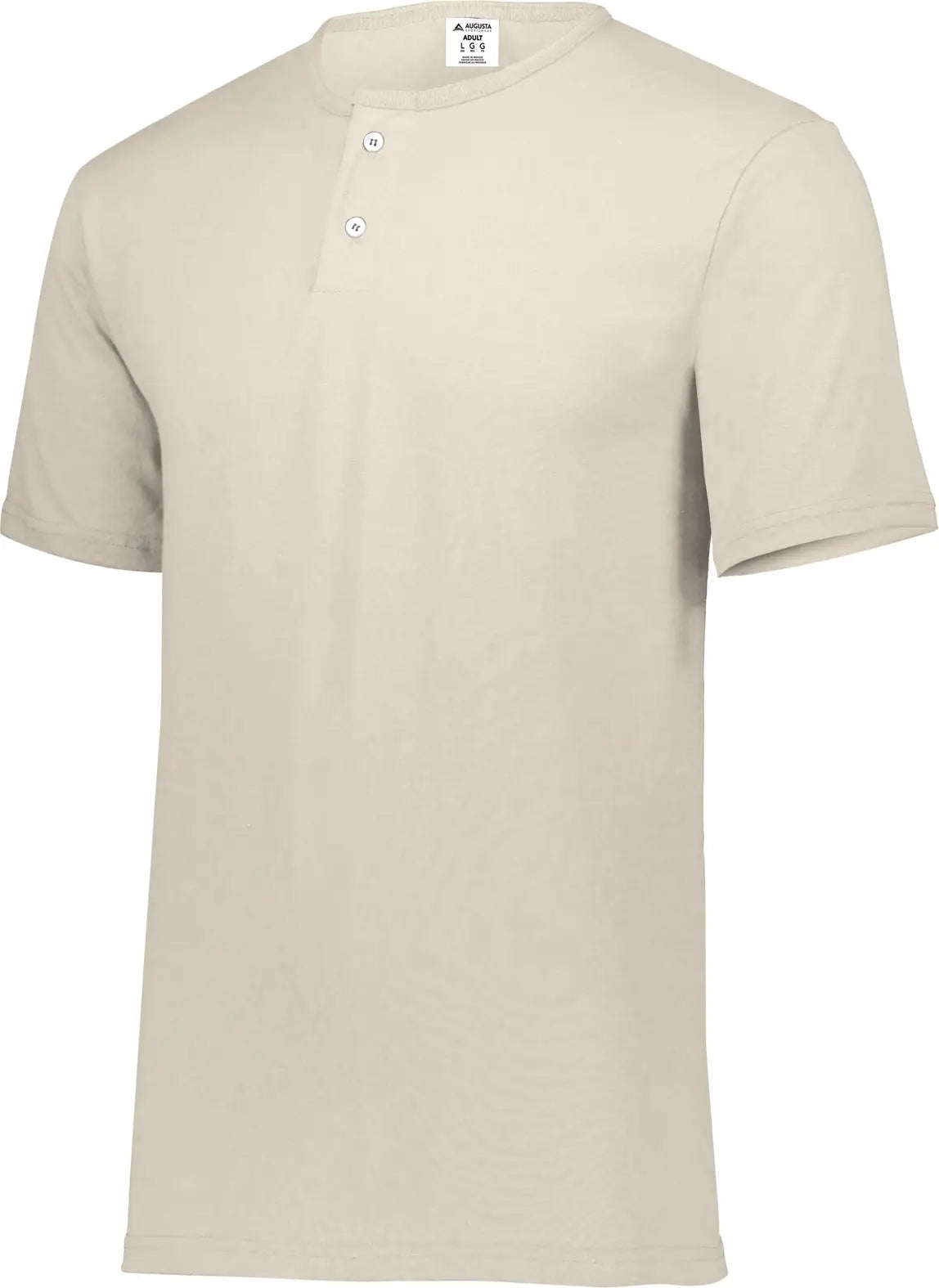 Augusta 580 Adult Two-button Baseball Jersey - Silver Gray - s