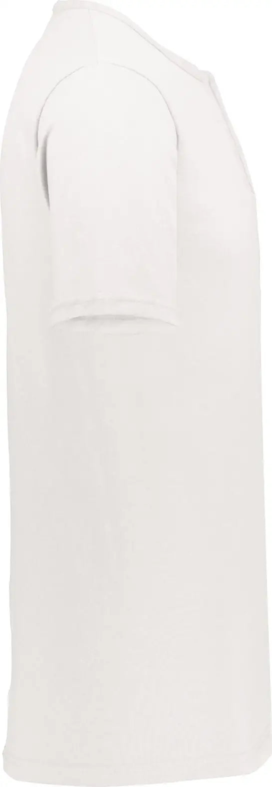 Augusta 580 Adult Two-button Baseball Jersey - White