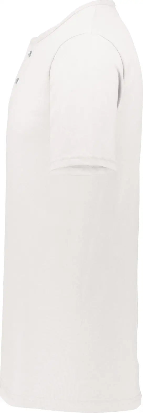 Augusta 580 Adult Two-button Baseball Jersey - White