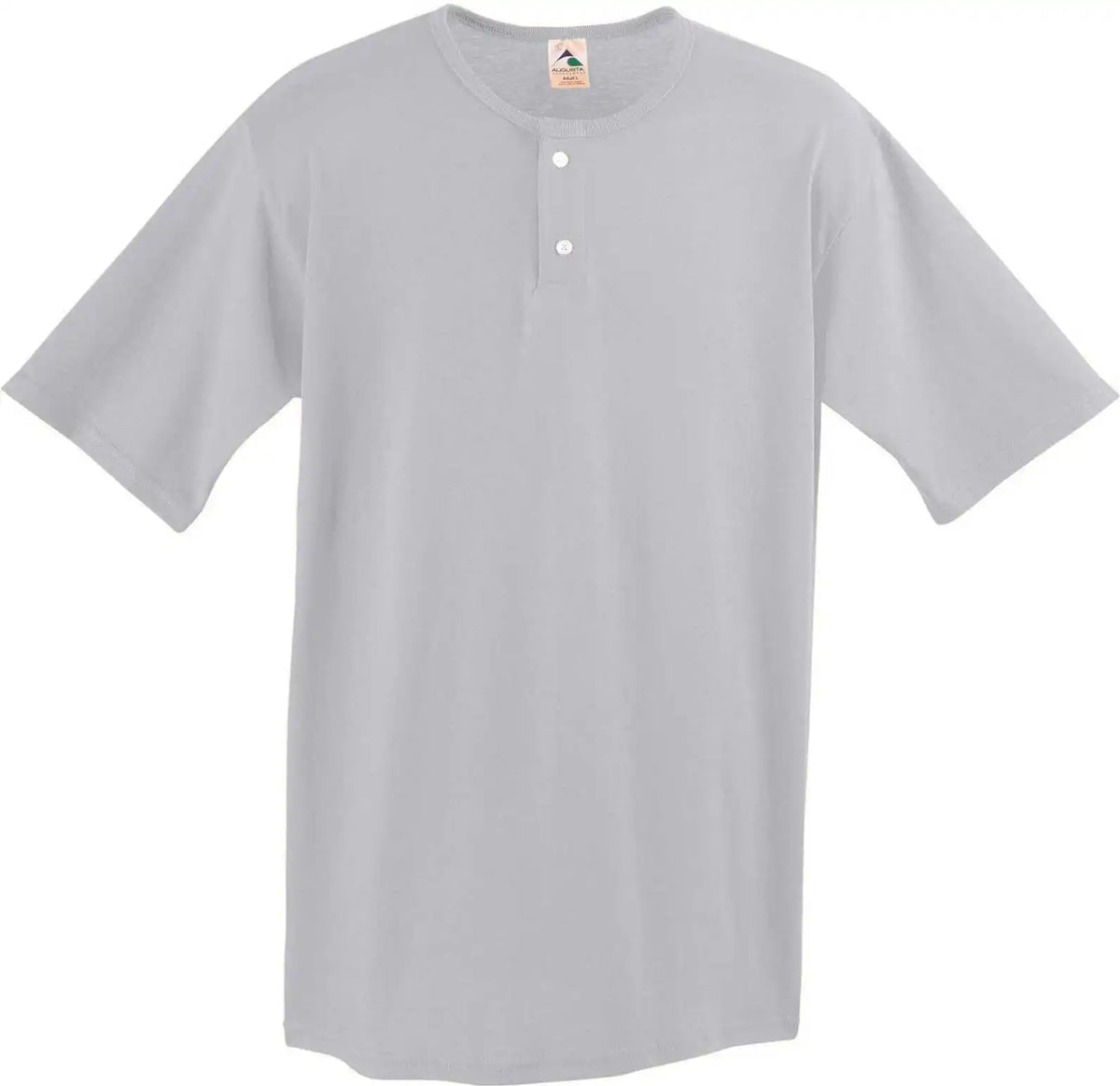 Augusta 580 Two-button Baseball Jersey - Athletic Heather