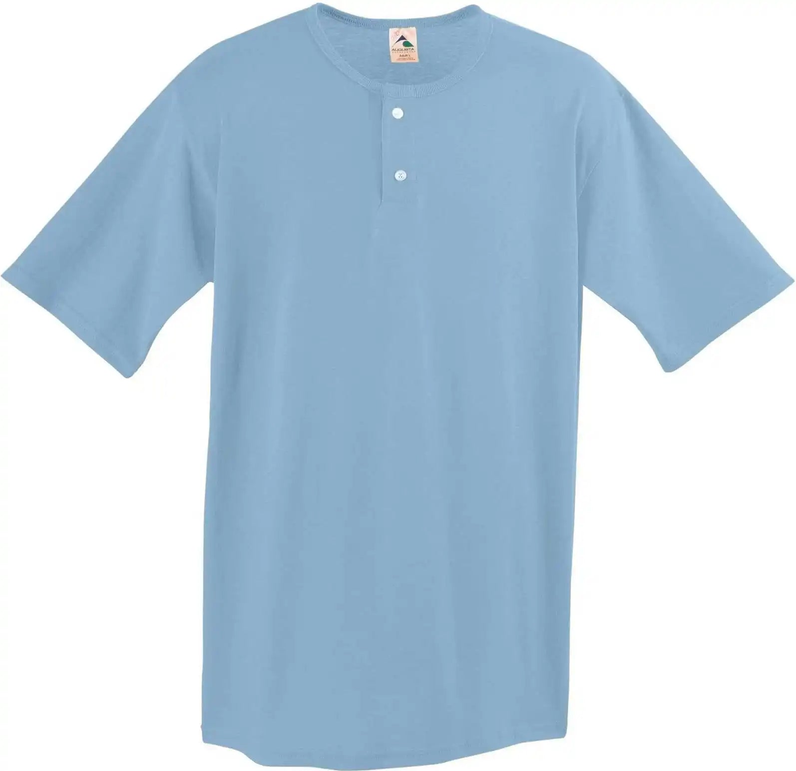 Augusta 580 Two-button Baseball Jersey - Light Blue