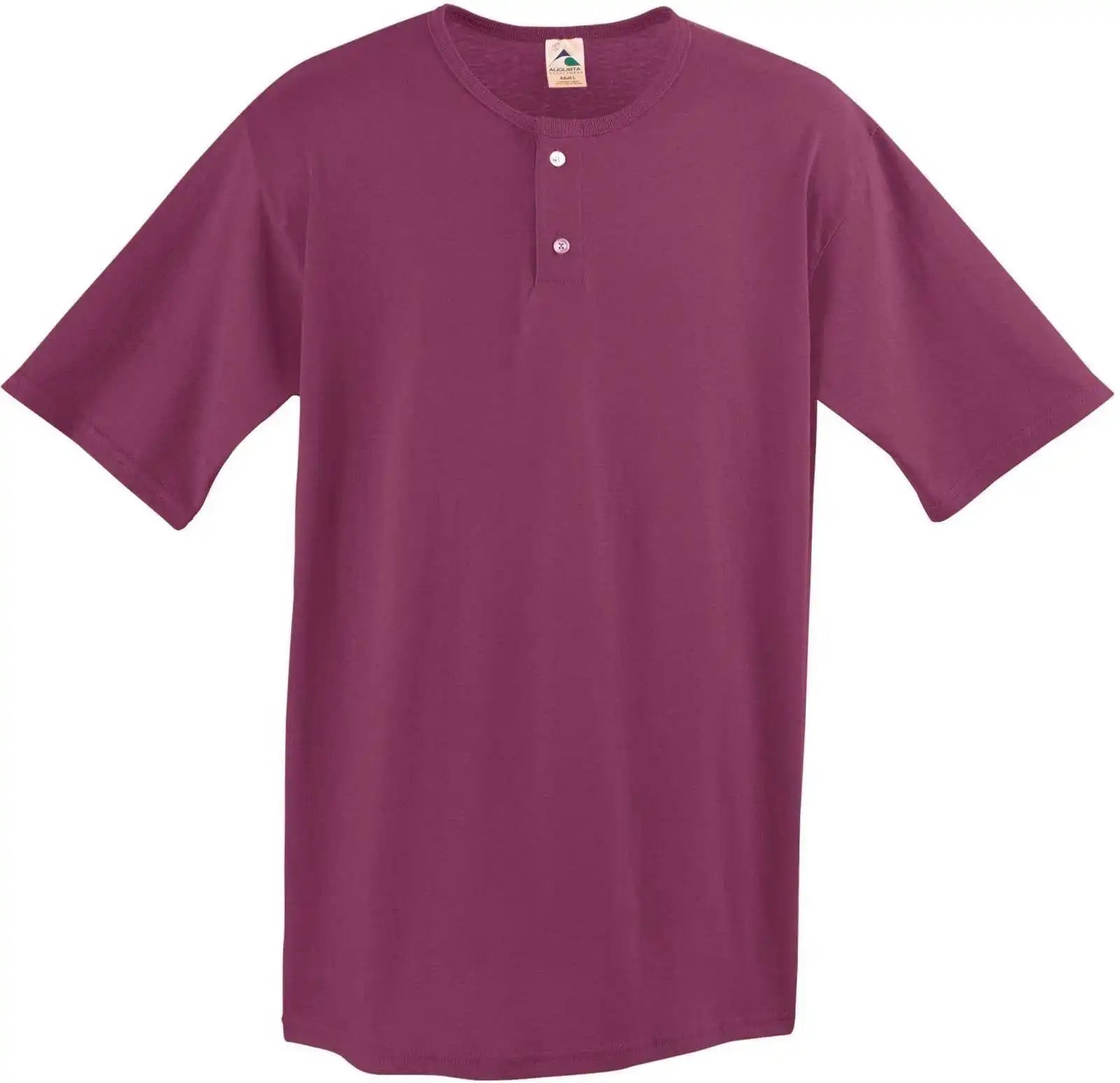 Augusta 580 Two-button Baseball Jersey - Maroon
