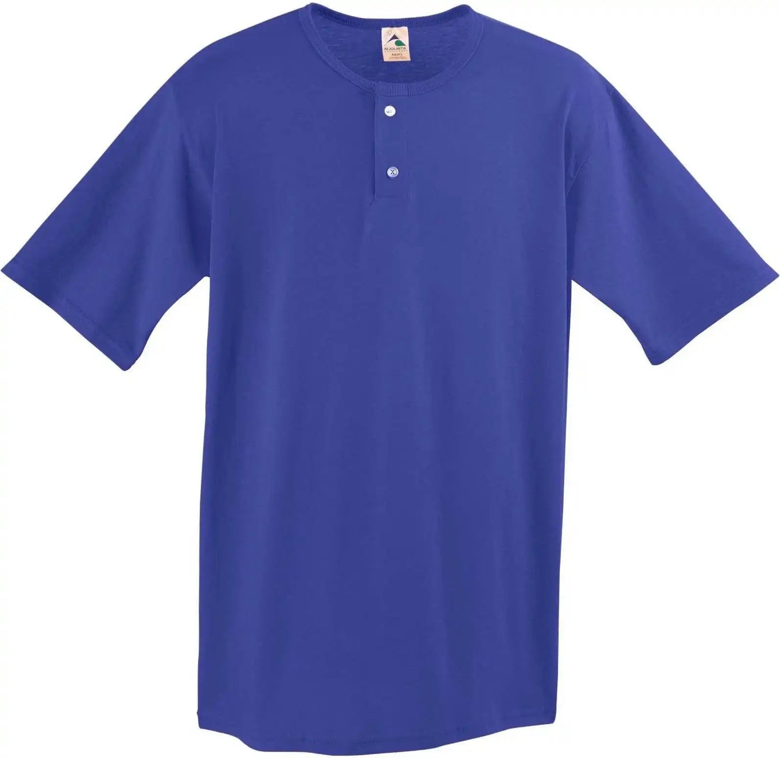 Augusta 580 Two-button Baseball Jersey - Purple