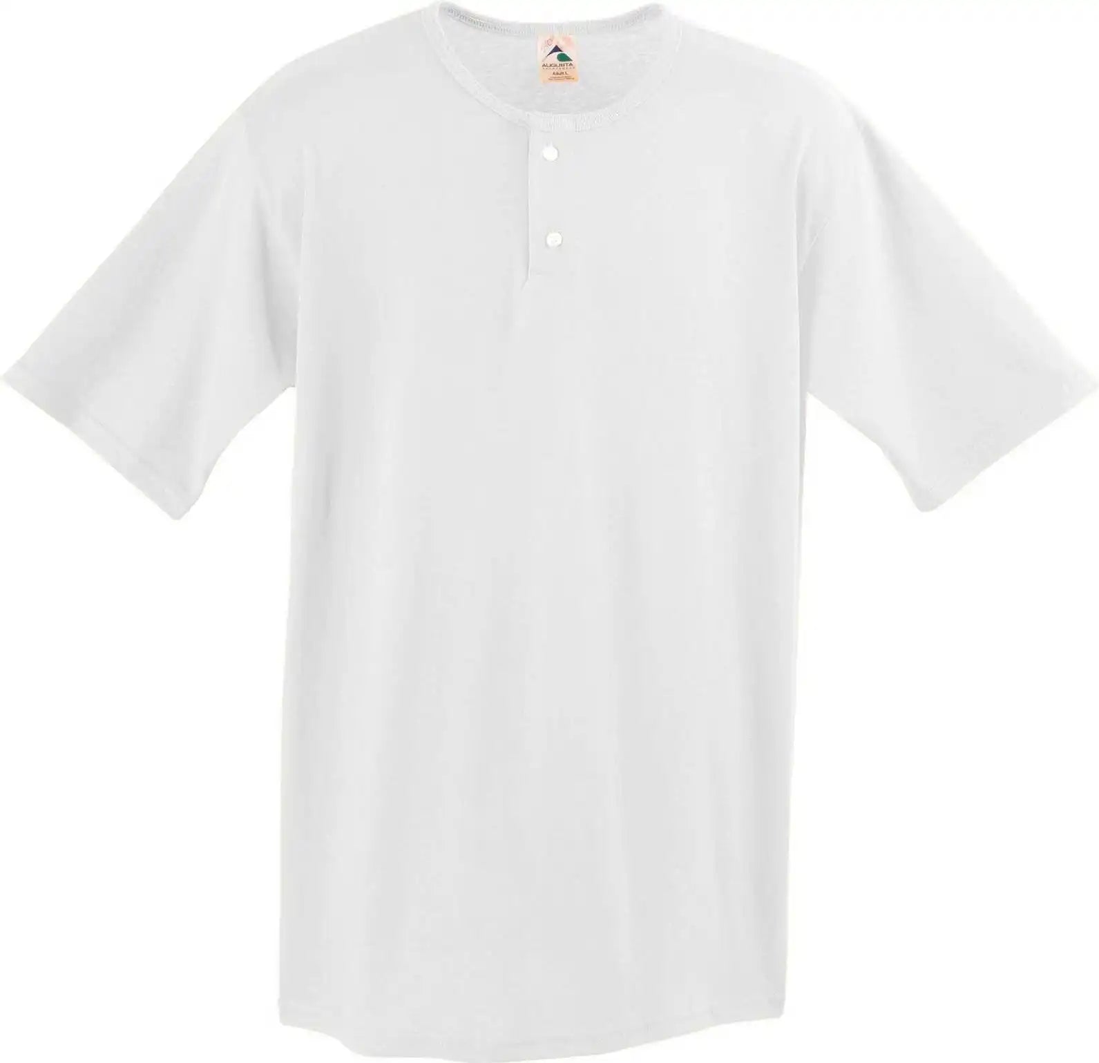 Augusta 580 Two-button Baseball Jersey - White