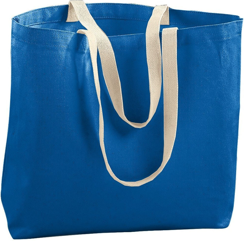 Augusta 600 Blank Jumbo Tote Bag - Royal