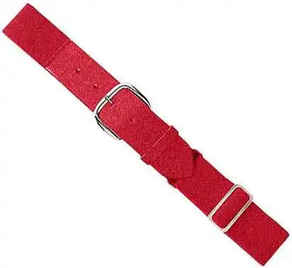 Augusta 6001 Elastic Baseball Belt - Adult - Red - Belt to 41 1/2’’