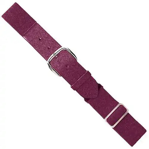 Augusta 6002 Elastic Baseball Belt - Youth - Maroon - Belt to 32