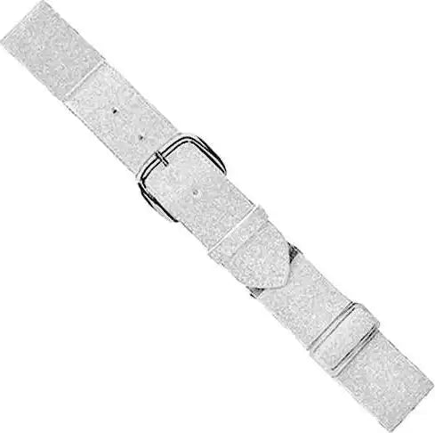 Augusta 6002 Elastic Baseball Belt Youth White / Belt to 32