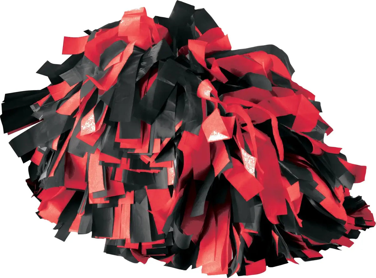 Augusta 6003 Spirit Pom - Black Red - one Size