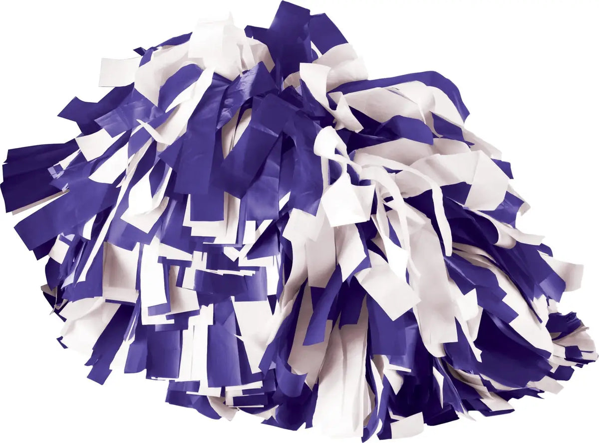 Augusta 6003 Spirit Pom - Purple White - one Size