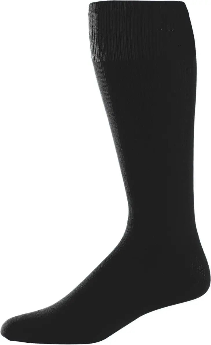 Augusta 6020 Game Knee High Socks - Black - Youth
