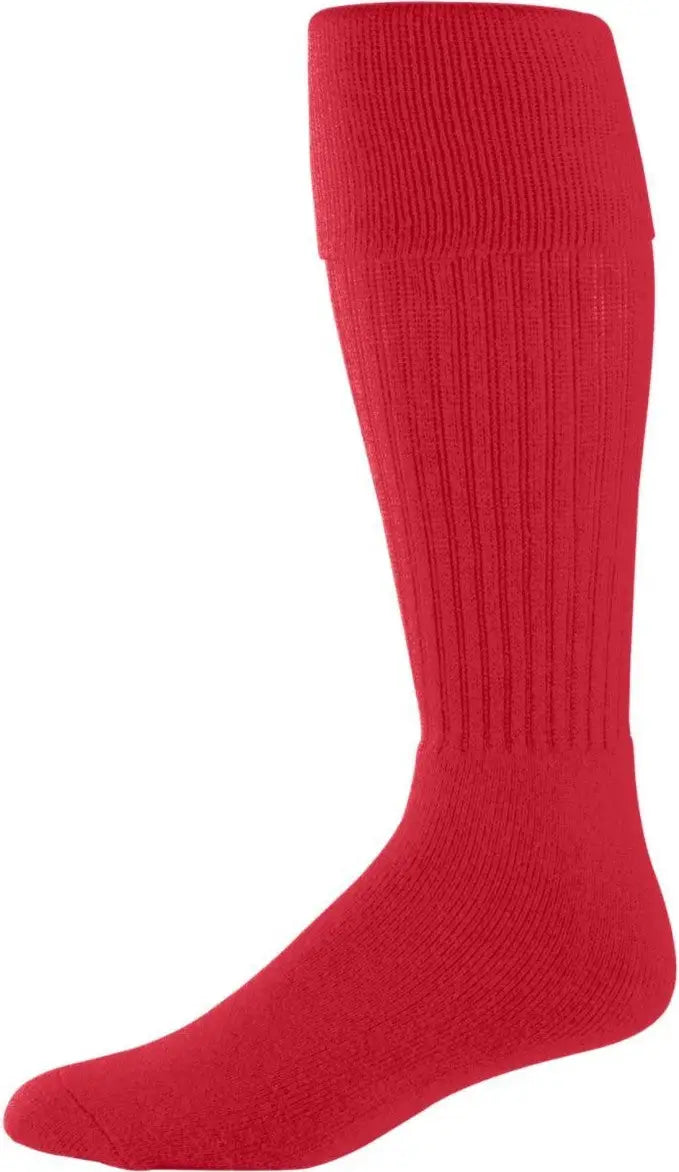 Augusta 6031 Soccer Socks - Red - Youth