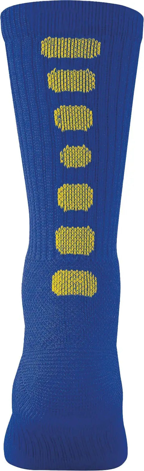 Augusta 6091 Color Block Crew Socks - Royal Gold