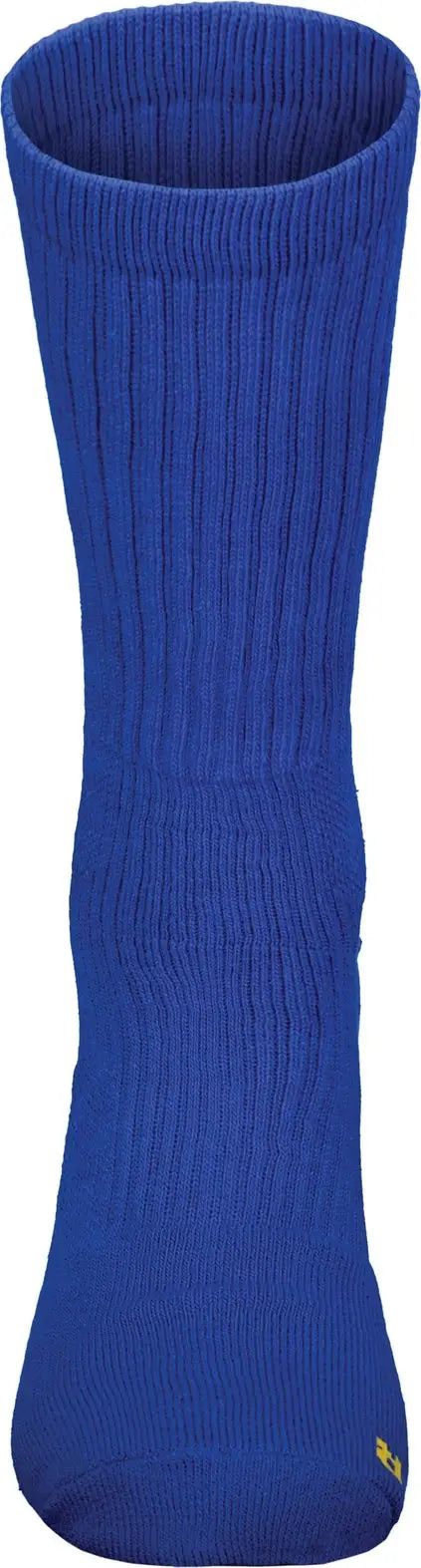 Augusta 6091 Color Block Crew Socks - Royal Gold