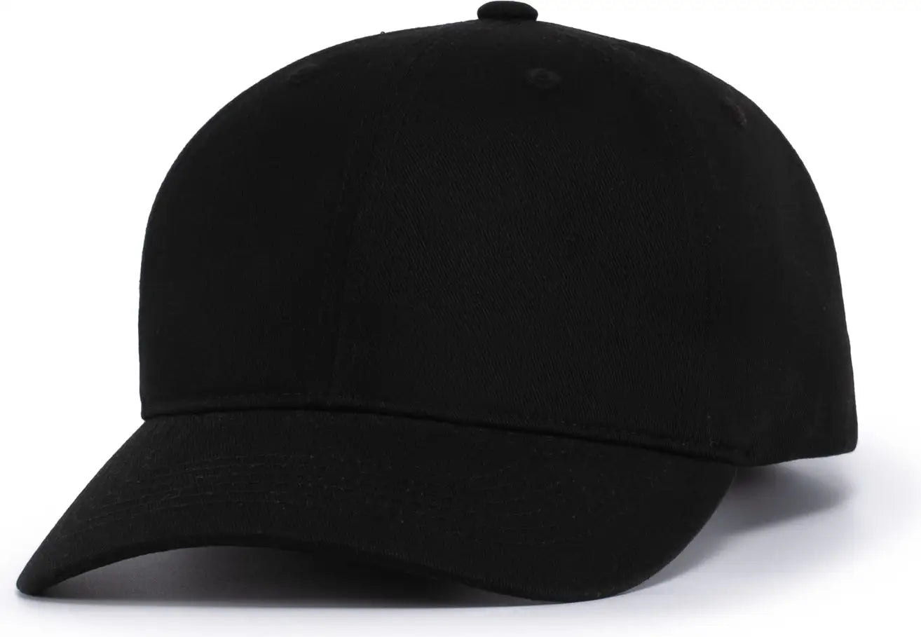 Augusta 6115 Low-pro Unstructured Snapback Cap - Black - one Size Fits Most