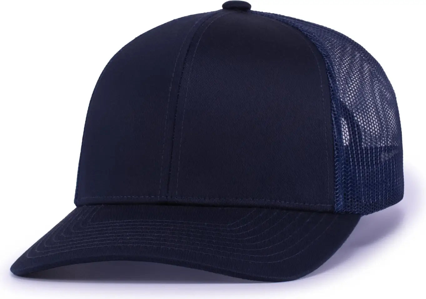 Augusta 6116 Youth 6-pnl Trucker Snapback Cap - True Navy