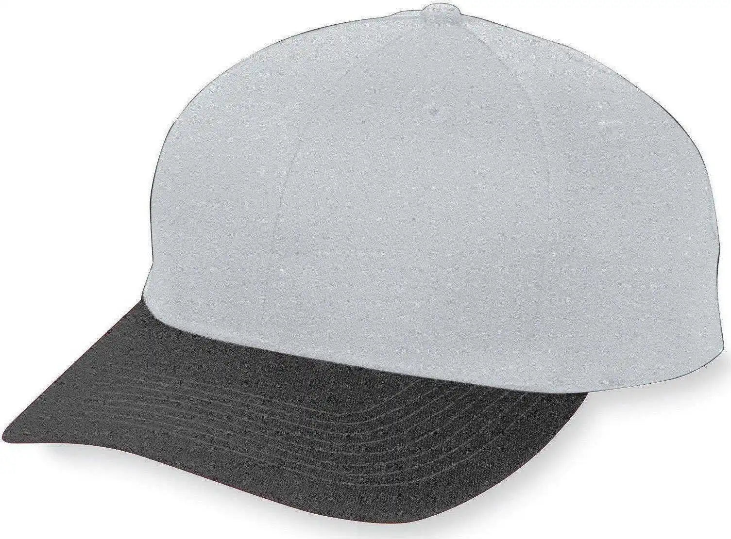 Augusta 6206 Six-panel Cotton Twill Low-profile Cap - Youth - Gy Bk - Gray Black / one Size Fits Most