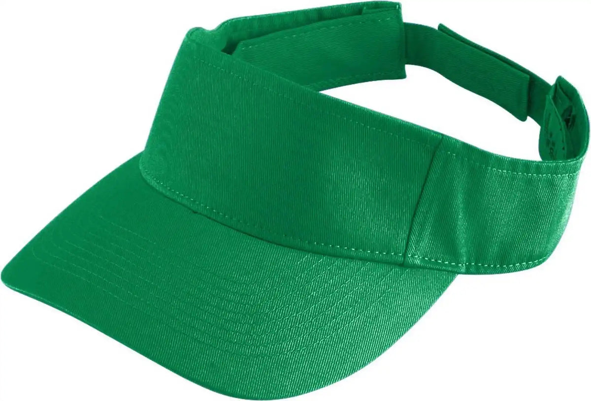 Augusta 6225 Sport Twill Visor - Kelly - one Size Fits Most