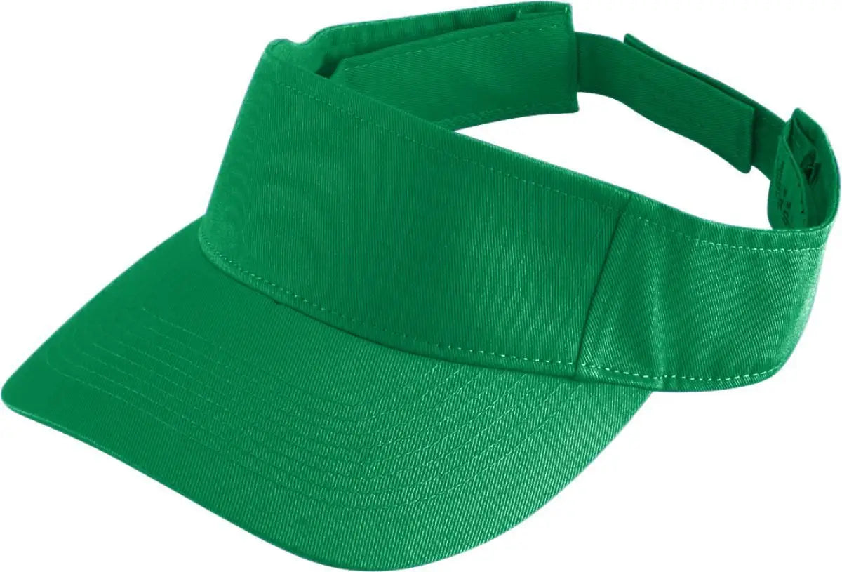 Augusta 6225 Sport Twill Visor - Kelly - one Size Fits Most