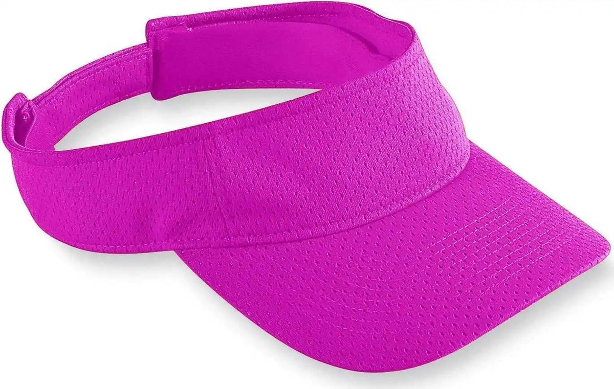 Augusta 6227 Athletic Mesh Visor Power Pink / one Size Fits Most