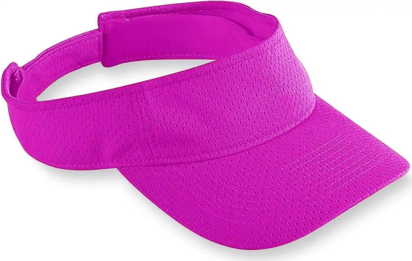 Augusta 6227 Athletic Mesh Visor - Power Pink - one Size Fits Most