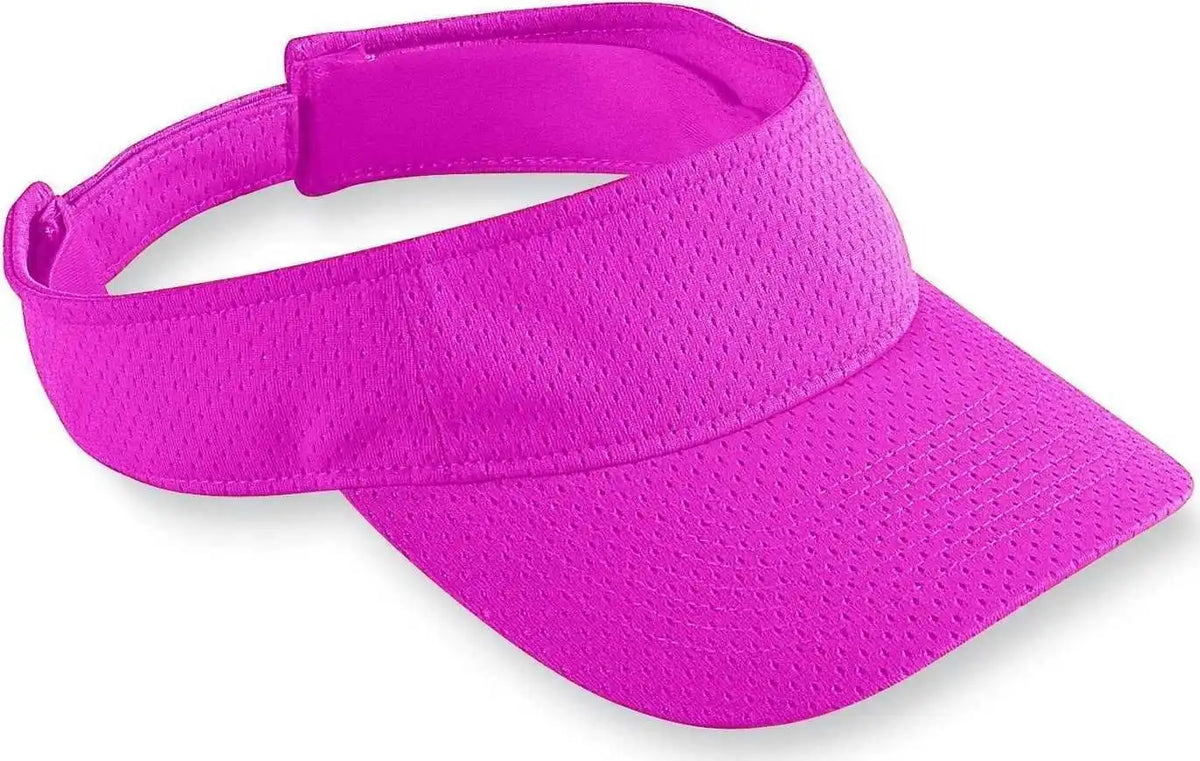 Augusta 6228 Athletic Mesh Visor - Youth - Power Pink - one Size Fits Most