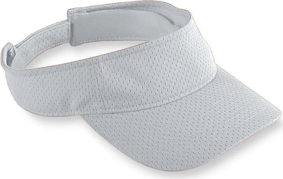 Augusta 6228 Athletic Mesh Visor - Youth - Silver Gray - one Size Fits Most