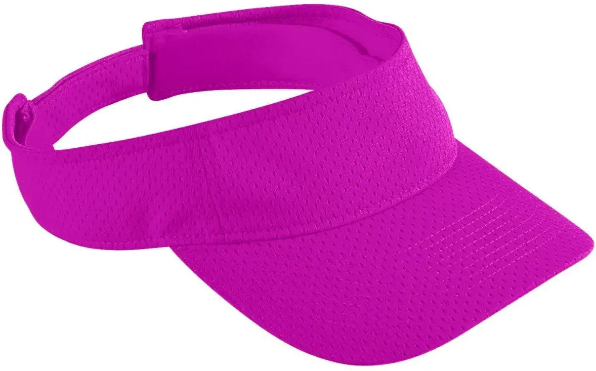 Augusta 6228 Youth Athletic Mesh Visor - Power Pink - Os