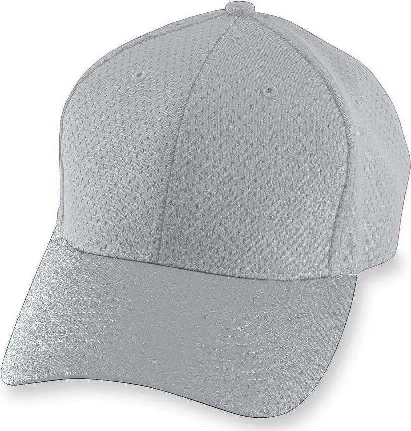 Augusta 6235 Athletic Mesh Cap - Silver Gray - one Size Fits Most