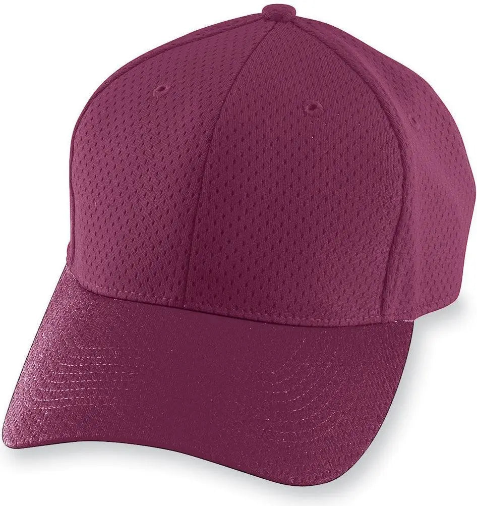 Augusta 6236 Athletic Mesh Cap - Maroon - one Size Fits Most
